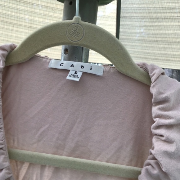 Cabi Ruched Ruffle Shirt - Picture 5 of 6